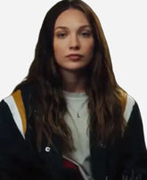 Lindy Movie Fitting In 2024 Maddie Ziegler Green Varsity Jacket